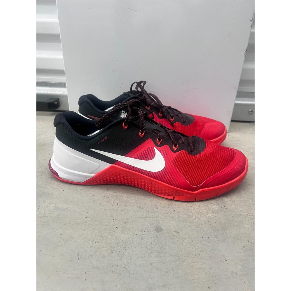 Nike Metcon 2 819899-610 Sneaker Mens US 14 Red Black Athletic Training Shoes